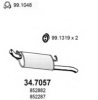 ASSO 34.7057 End Silencer